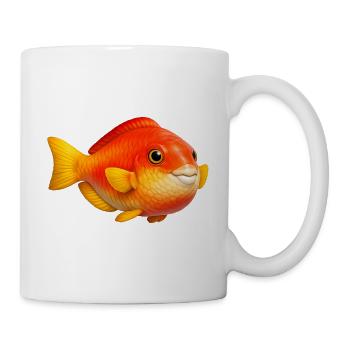 Fiery Goldfish Pop Art - Mug - white - Right