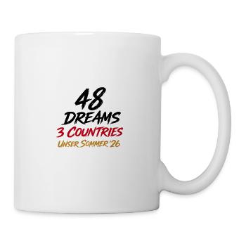 Fussball - Tasse - Weiß - Rechts