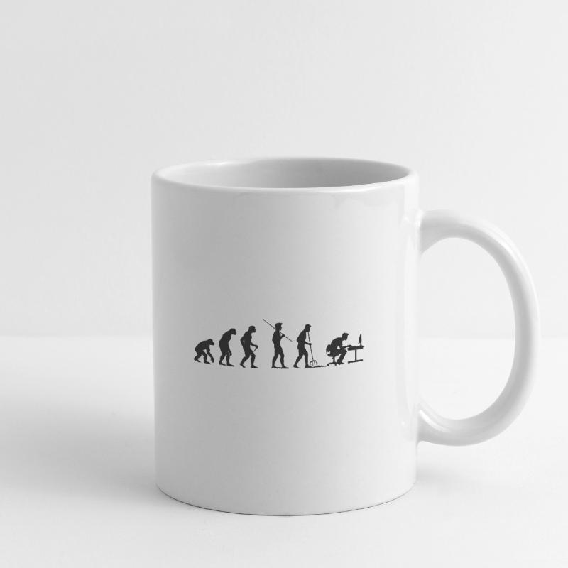 Programmierer Computerfreak Evolution Tasse