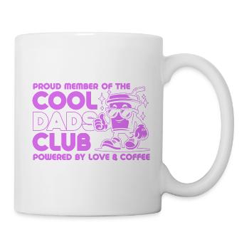 Club des papas cool - Cadeau de fête des pères papa papa - Mug blanc - blanc - Droite