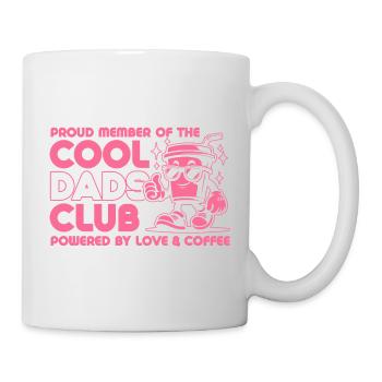 Club des papas cool - Cadeau de fête des pères papa papa - Mug blanc - blanc - Droite