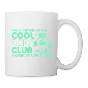 Club des papas cool - Cadeau de fête des pères papa papa - Mug blanc - blanc - Droite