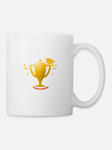 Pokal - Tasse - Weiß