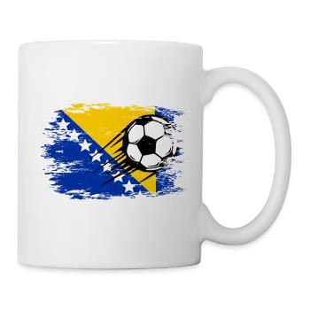 Bosnia Flag Football used - Mug - white - Right
