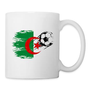 Algeria Flag Football used - Mug - white - Right