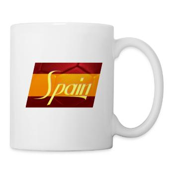 Spanien Retro Flag Football - Tasse - Weiß - Rechts
