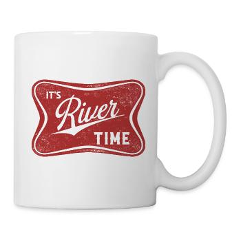 It's River Time Boating Summer Water Life - Mug - white - Right