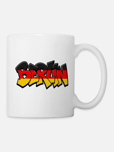 Berlin Graffiti - Tasse - Weiß
