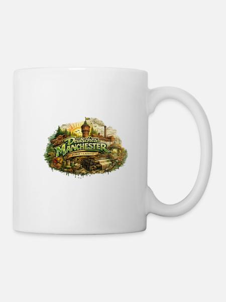 Deutsches Manchester Lausitz - Tasse - Weiß