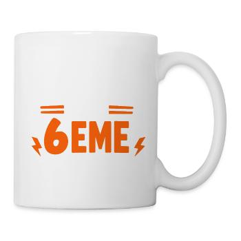 J’peux pas j’ai 6ème - Mug blanc - blanc - Droite