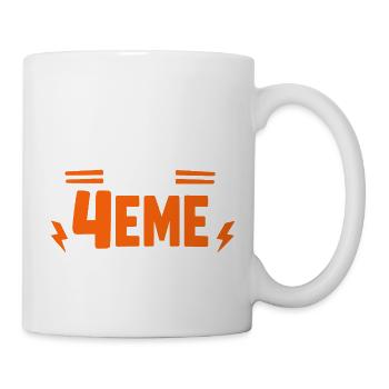 J’peux pas j’ai 4ème - Mug blanc - blanc - Droite