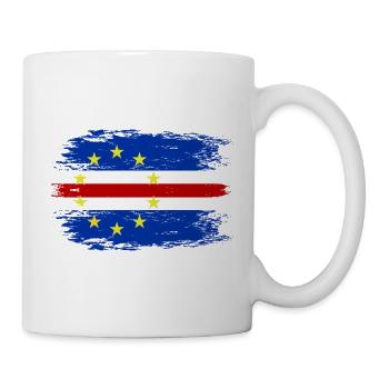 Kap Verde Flagge used - Tasse - Weiß - Rechts