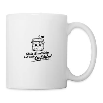 Sauerteig Gefühlsfreude - Tasse - Weiß - Rechts