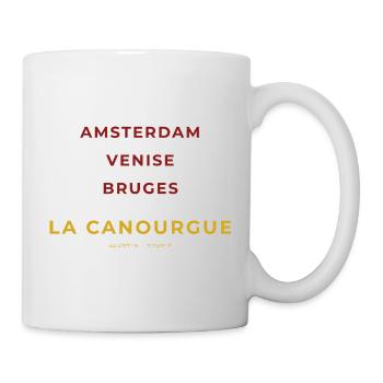 La Canourgue Lozère - Amsterdam - Venise - Bruges - Mug blanc - blanc - Droite