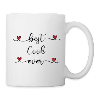 Meilleur cuisinier de tous les temps, Heart - Mug blanc - blanc - Droite