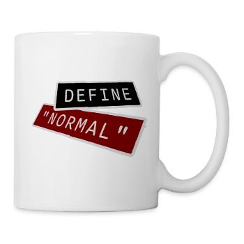 Define Normal Lustig Sarkastisch Definition Grafik - Tasse - Weiß - Rechts