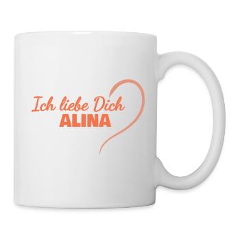 Alina - Tasse - Weiß - Rechts