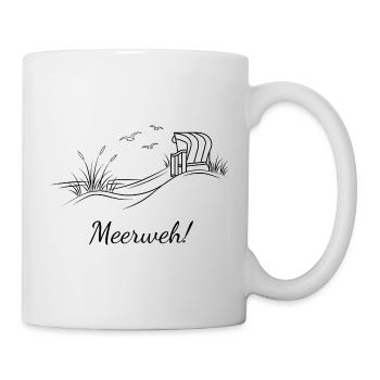 Meerweh! - Tasse - Weiß - Rechts
