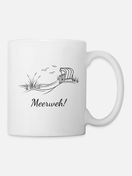 Meerweh! - Tasse - Weiß