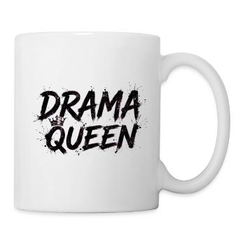 Drama Queen with Crown - Mug - white - Right