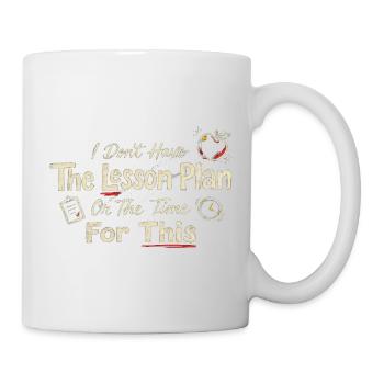 Je n’ai pas le plan de cours - Mug blanc - blanc - Droite