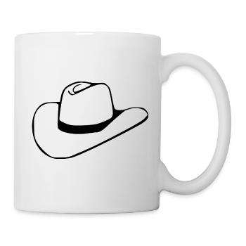 Cadeau de danse en ligne de chapeau cowboy cowboy - Mug blanc - blanc - Droite