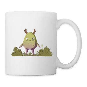 Créature de la forêt mousseuse/Créature de la nature - Mug blanc - blanc - Droite