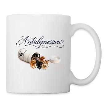 Antidepressive Hundeliebe - Tasse - Weiß - Rechts