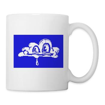 friendly 8BIT cloud - Tasse - Weiß - Rechts