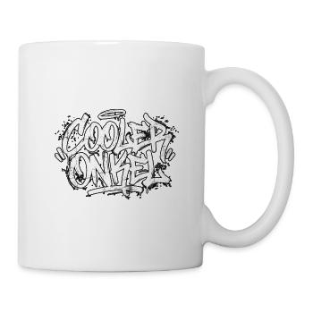 Un graffiti d’écriture de l’oncle cool - Mug blanc - blanc - Droite