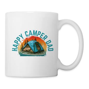 PAPA CAMPEUR HEUREUX - Mug blanc - blanc - Droite