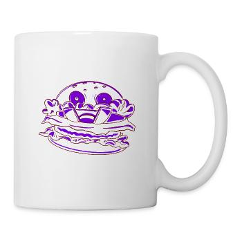 Monstermäßiger Burger - Tasse - Weiß - Rechts