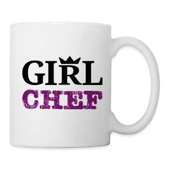 Girl Chef - Statement Design & Typografie - Tasse - Weiß - Rechts