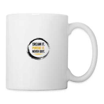 Pursue It Bold Motivational Stamp - Mug - white - Right