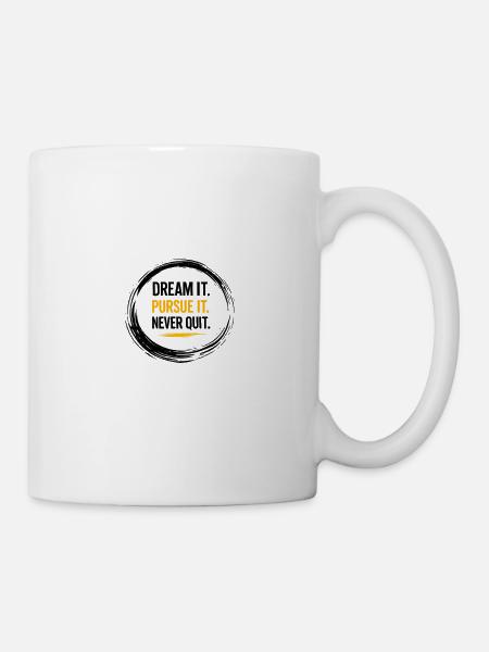 Pursue It Bold Motivational Stamp - Mug - white