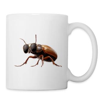 Maikäfer Süßer Hirschkäfer Nashornkäfer Insekten - Tasse - Weiß - Rechts