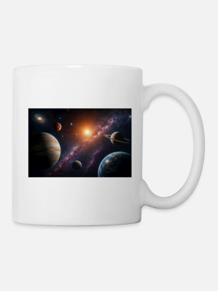 Universum  - Tasse - Weiß