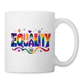 Equality Statement for Pride Fans CSD Outfit - Mug - white - Right
