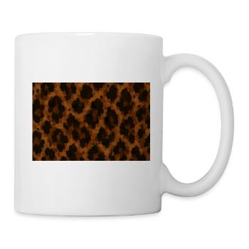 Textured Golden Leopard - Mug - white - Right
