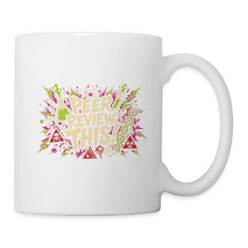 Peer Review This! Comic Lab Chaos - Mug - white - Right