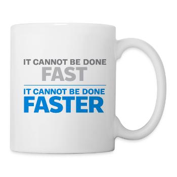 Not done quickly Motif - Mug - white - Right