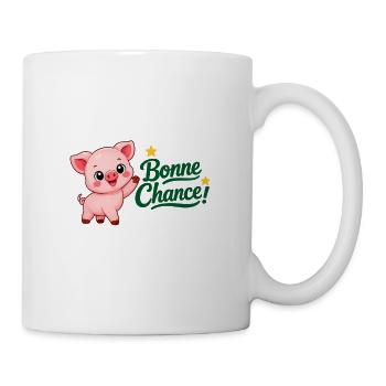 Piwi le cochon - Mug blanc - blanc - Droite