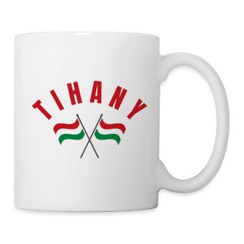 Drapeaux hongrois de Tihany - Mug blanc - blanc - Droite