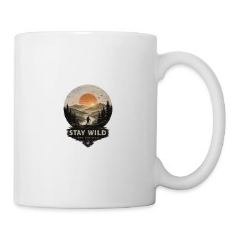 Stay Wild – Into the Wild | Vintage Outdoor - Mug - white - Right