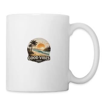 good_vibes - Mug blanc - blanc - Droite