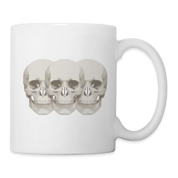 neoclassical Skulls - Mug - white - Right