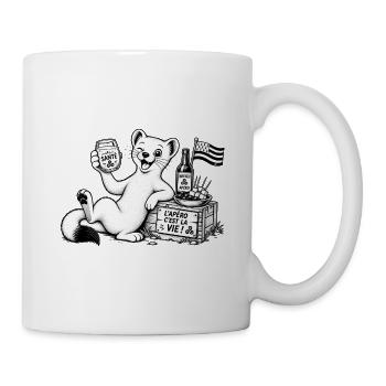 Vaelosek l hermine apéro  - Mug blanc - blanc - Droite