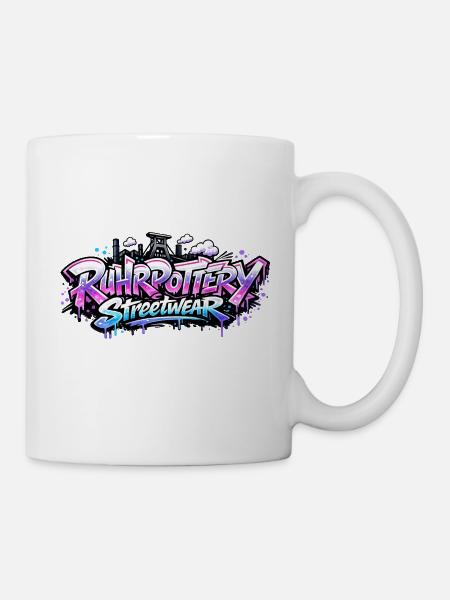 RuhrPottery Streetwear Graffiti - Mug blanc - blanc