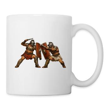 Roman gladiators - Mug - white - Right