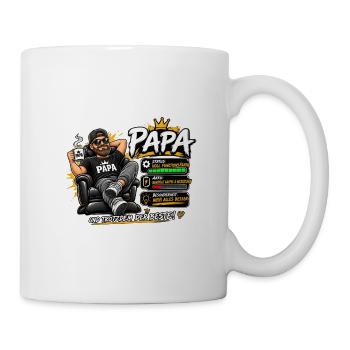 Papa -Lustiges Geschenk- - Tasse - Weiß - Rechts
